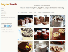 Tablet Screenshot of beyondtreats.com